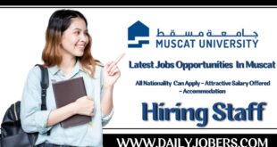 Muscat University Careers 