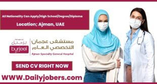Ajman Specialty Hospital Careers