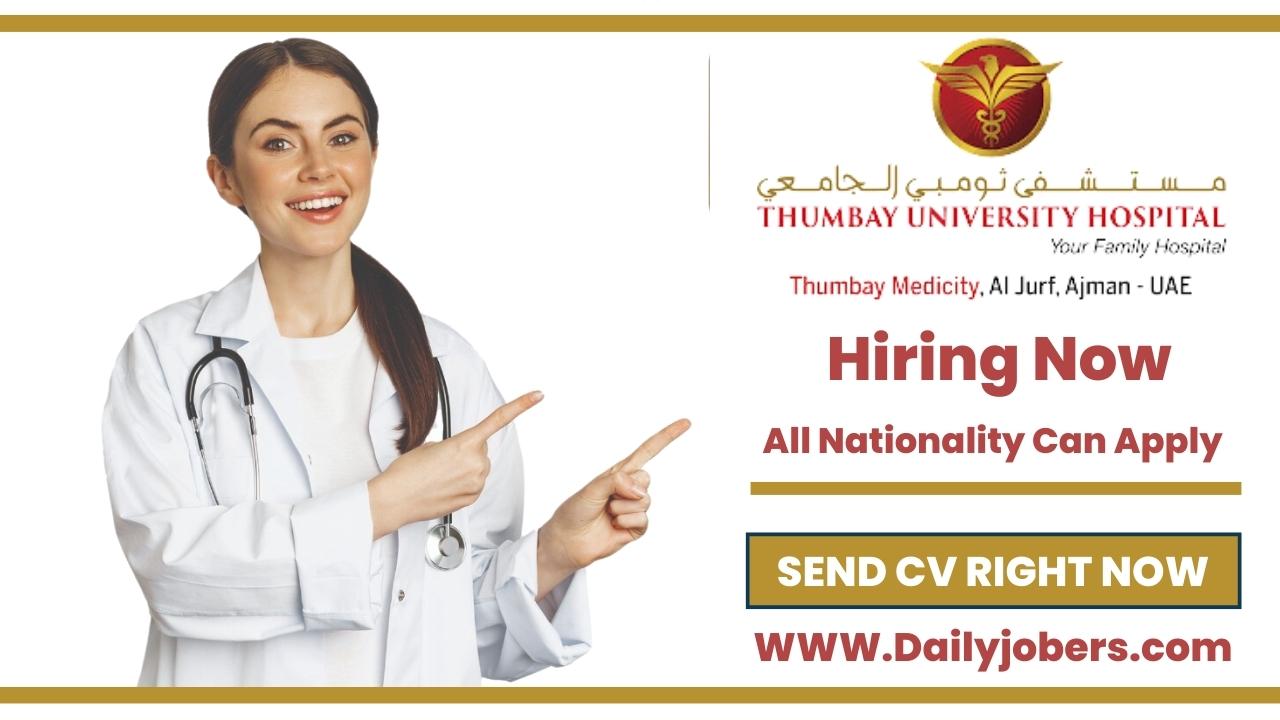 Thumbay University Hospital Careers