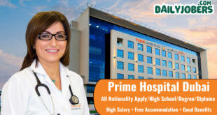 Prime Hospital Dubai Careers