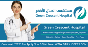Green Crescent Hospital Careers