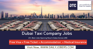 Dubai Taxi Company Jobs