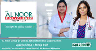 Al Noor Group of Clinics Jobs
