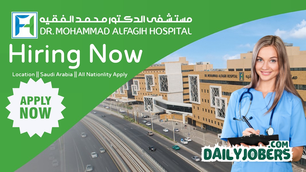 Dr Mohammad Alfagih Hospital Jobs