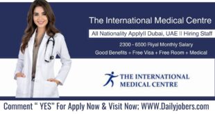 The International Medical Centre Jobs
