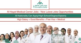 Al Hayat Medical Center Jobs