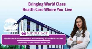 Middle East Hospital Bahrain Jobs