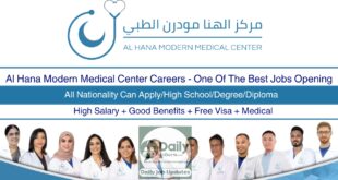 Al Hana Modern Medical Center Careers