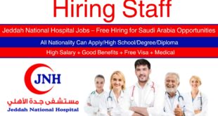 Jeddah National Hospital Jobs