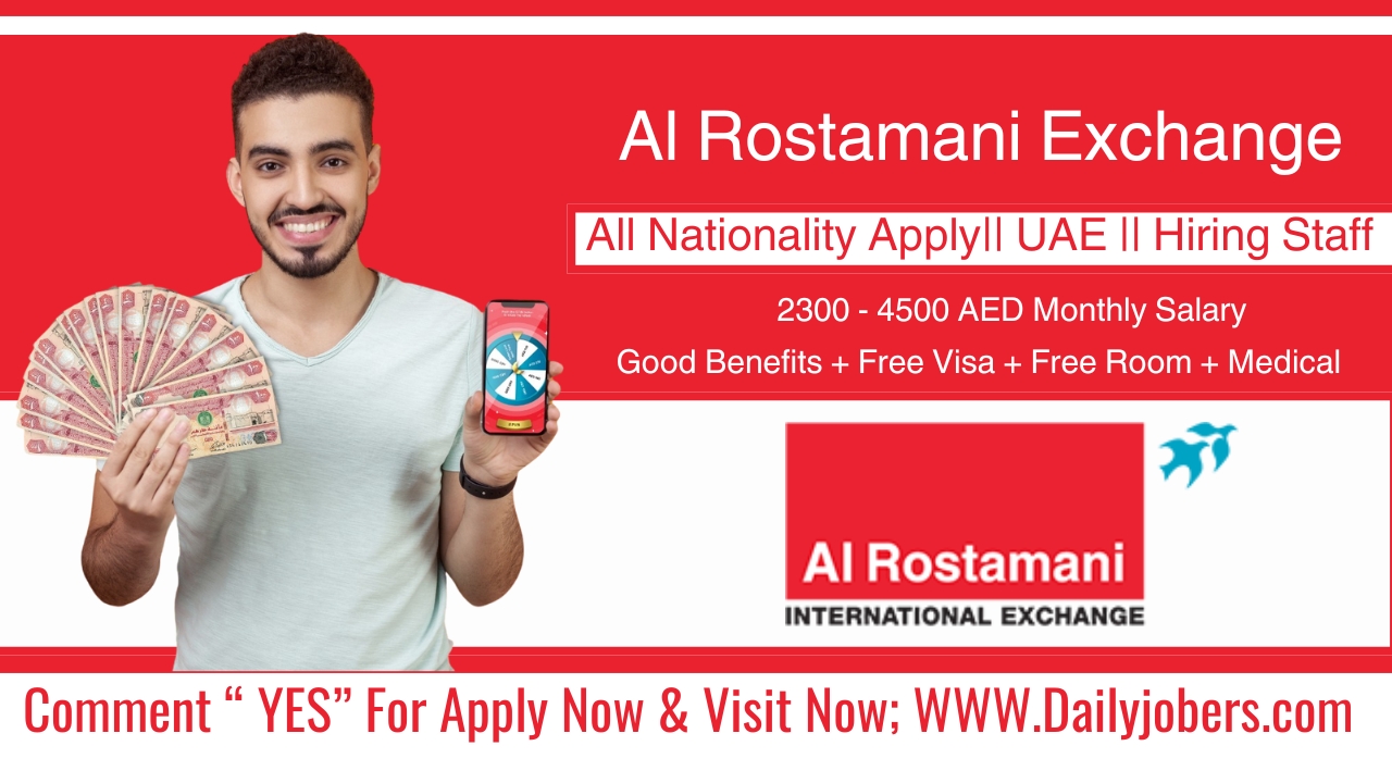 Al Rostamani Exchange Jobs