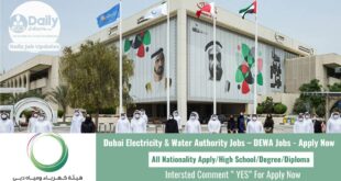 Dubai Electricity & Water Authority Jobs