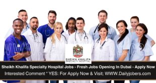 Sheikh Khalifa Specialty Hospital Jobs